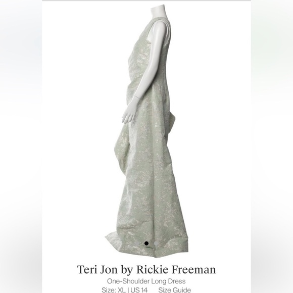 Teri Jon One-Shoulder Long Dress - Picture 8 of 9